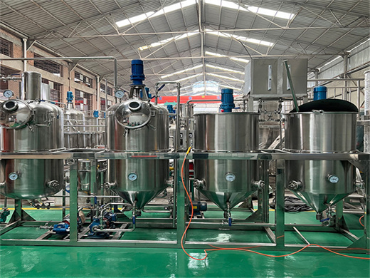 crude sunflower oil refining equipment crude sunflower oil