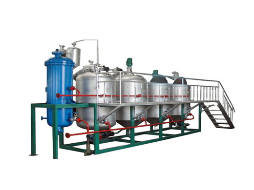 China coconut oil refinery machine rapeseed oil refinery